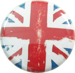 GB Flagge Button Union jack vintage - zum Schließen ins Bild klicken